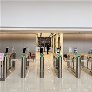 CPW34酒店健身房游泳館通道閘機設備