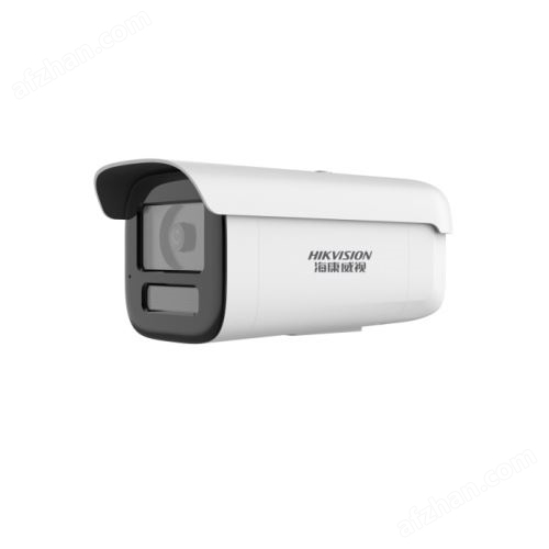 海康威视600万白光全彩警戒智能筒型摄像机