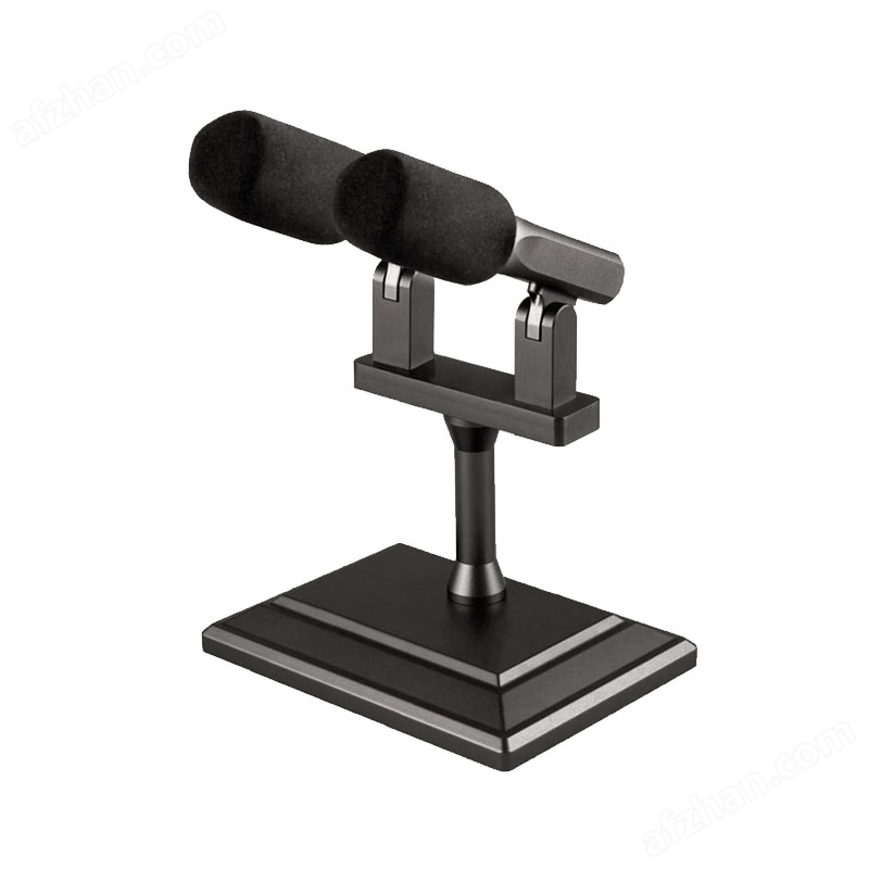 Capacitive dual head conference microphone